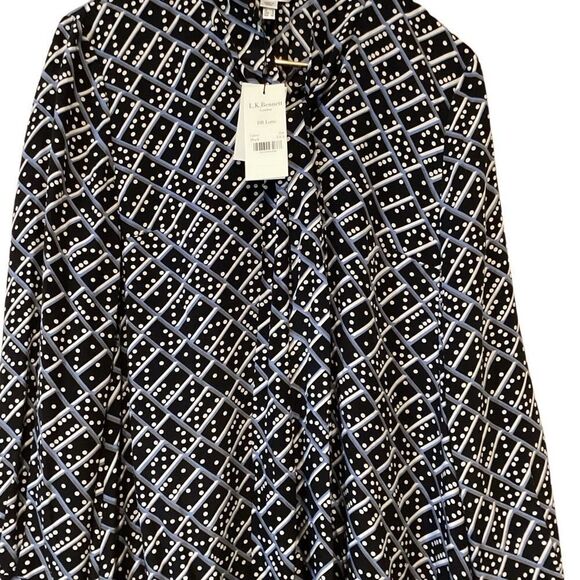 NWT L.K. Bennett London Domino Lotte Silk Dress size 4 - Picture 9 of 13